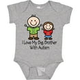 thumbnail image 3 of Inktastic I Love My Brother with Autism Girls Baby Bodysuit, 3 of 5