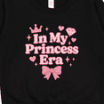 thumbnail image 3 of Inktastic Princess Era Pink Crown and Bow Design Toddler Sweatshirt, 3 of 4