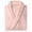 Pink, variant on 100% Premium Long-Staple Cotton Unisex Terry Bath Robe, 10 Colors Black / Small