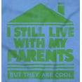 thumbnail image 2 of Live With Parents Slacker Funny Women's T Shirt Ladies Tee Brisco Brands 2X, 2 of 5