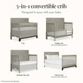 thumbnail image 7 of Evolur Remy Convertible Crib, Light Ash, 7 of 7
