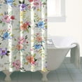 thumbnail image 5 of Waterproof Pioneer Shower Curtain 36x72 Inch Polyester Unique Colorful Floral Shower Curtain for Bathroom Hotel Home Decor with 7 Plastic Hooks, 5 of 5