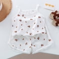 thumbnail image 2 of KEXE Toddler Girl Clothes 2T Kids Clothes Girls Toddler Girl Outfits Baby Girl Summer Clothes Sleeveless Tops And Shorts Clothing Sets, 2 of 7