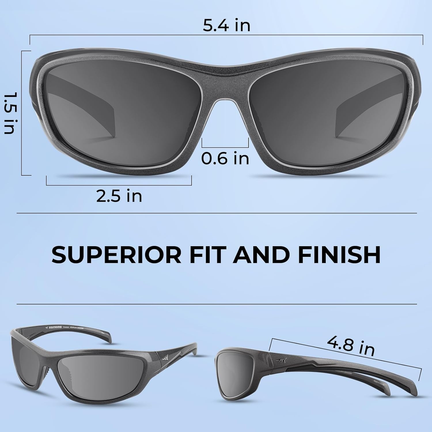 KastKing Polarized Sport Sunglasses, UV Protection Hiwassee