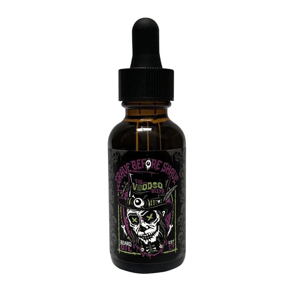 Aceite para barba, mezcla vudú para antes del afeitado, botella de 30 ml
