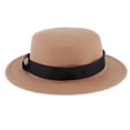 thumbnail image 1 of Sombrero Fedora Sunnimix para hombres Sombrero de jazz plano, 1 of 8