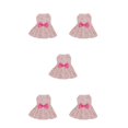 thumbnail image 3 of Billuyoard Ropa para mascotas Vestidos suaves y cómodos Ropa elástica para mascotas Animales Disfraces Suministros de ocio para primavera Rosa XS 5piezas, 3 of 6