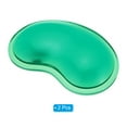 thumbnail image 3 of Uxcell Gel Mouse Wrist Rest Mouse Wrist Support Ergonomic Mouse Pad Cushion Comfortable Memory Foam, Green 2 Pack, 3 of 5