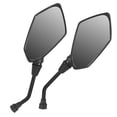 thumbnail image 2 of Voir les Rétroviseurs Paire de Moto Modification Universel Rétroviseur Moto Accessoire Noir8mm, 2 of 8