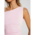 thumbnail image 2 of Womens Summer Off the Shoulder Tops Going Out T Shirts Crop Tank Top Fashion Clothes Spring Outfits 2025 Light Pink XS, 2 of 7