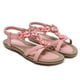 thumbnail image 5 of Sandalias de verano para mujer, sandalias planas sin cordones, zapatos romanos de cristal, sandalias informales con punta abierta Wmkox8yii  nm8289, 5 of 9