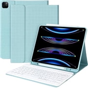 Keyboard Case for iPad Air 13 inch(M4 2026 /M3 2025/M2 2024) & iPro 12.9 Case with Keyboard,Detachable Wireless Bluetooth Folio Keyboard Cover for iPad Pro 12.9 (6th, 5th, 4th, 3rd gen)
