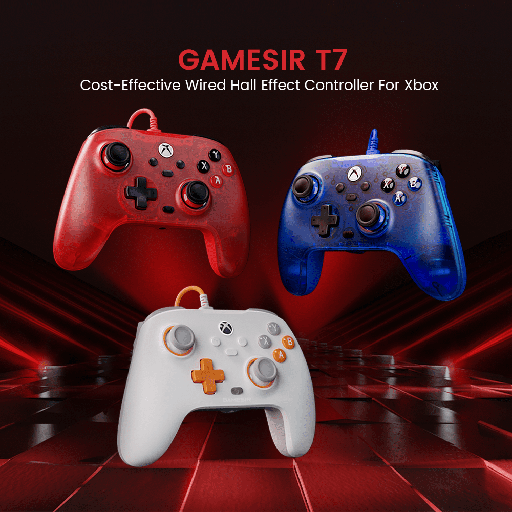 GameSir T7 XS Wireless Gaming Controller, Analog Sticks & Buttons, 5 Million Cycles Lifespan, for Xbox Series X|S, Xbox