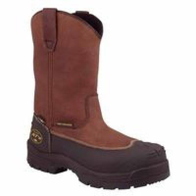 SAFETY STRONG WORK WORKWEAR STEEL TOE CAP LEATHER TAN BROWN RIGGER BOOTS SHOES 