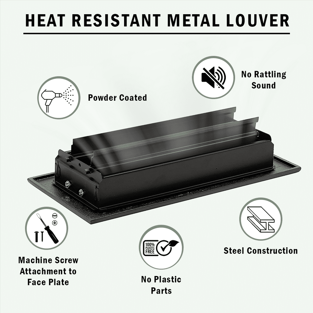 SET of SLEEK Vent cover 4