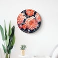 thumbnail image 4 of 10 Inch Wall Clock Battery Operated Silent Clock Decorative for Office, Kitchen, Outdoor, Living Room，Watercolor Cactus Flower Creative, 4 of 4