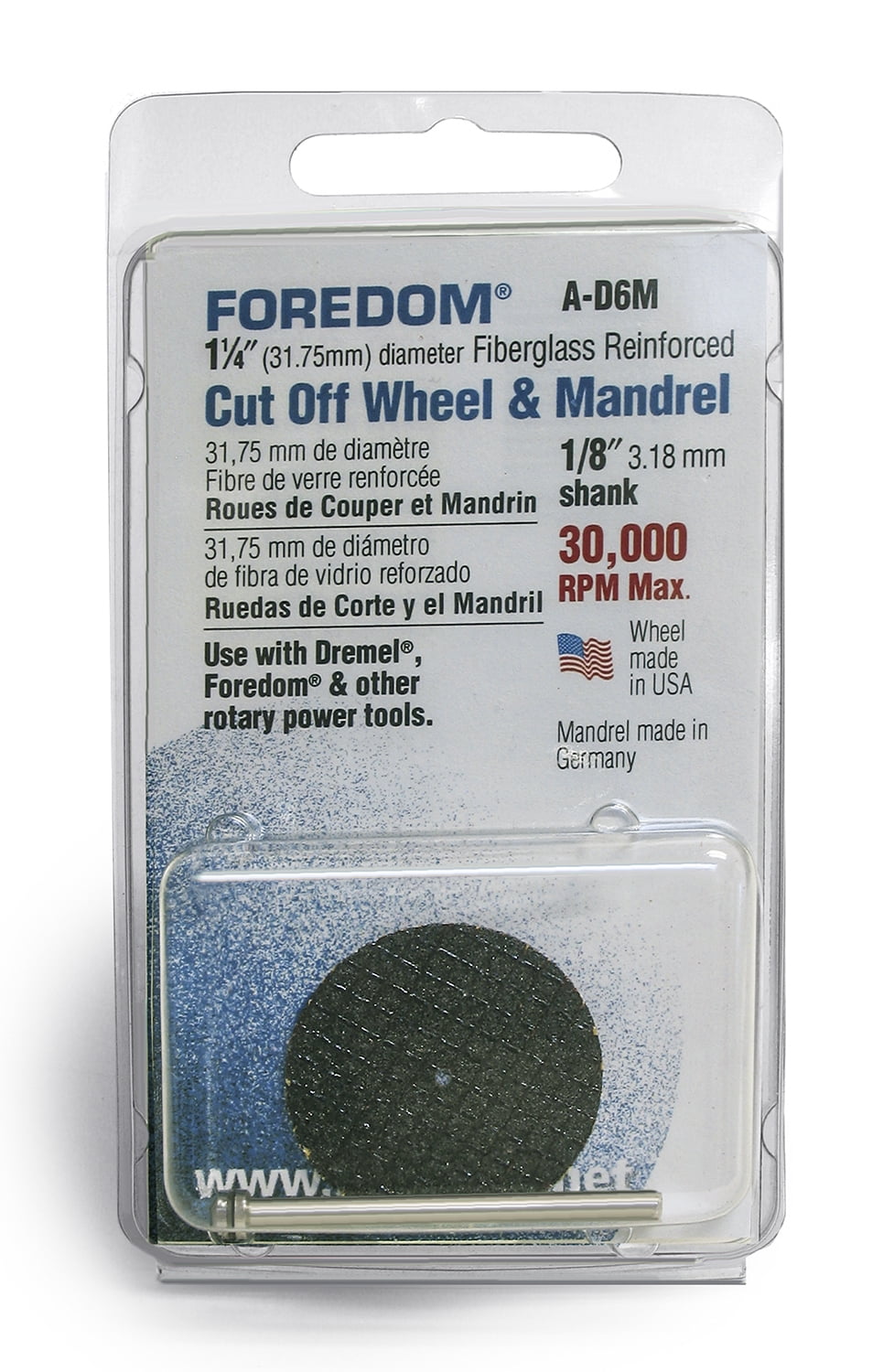 x .05 in thick Dia Dremel Saw-Max Metal Cut-Off Wheel 3 in