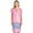 Pink / Blue, variant on Casual Nights Women's Round Neck Mu-Mu Housecoat Lounger