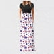 thumbnail image 1 of ICHUANYI Clearance Womens Fashion Summer Independence Day Printing Pocket Vacation Long Dress(Wine, L) ICHUANYI WER2023081108948, 1 of 7