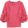 thumbnail image 1 of Blusa Alfani con mangas globo para mujer Rosa Extragrande Pull-over, 1 of 1