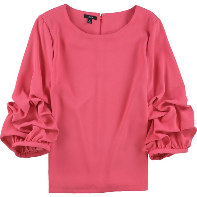 Blusa Alfani con mangas globo para mujer Rosa Extragrande Pull-over