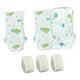thumbnail image 2 of 20 fundas para botas de perro, protectores para zapatos de cachorro, protectores para patas, a prueba de polvo, ajustables. Verde M, 2 of 9