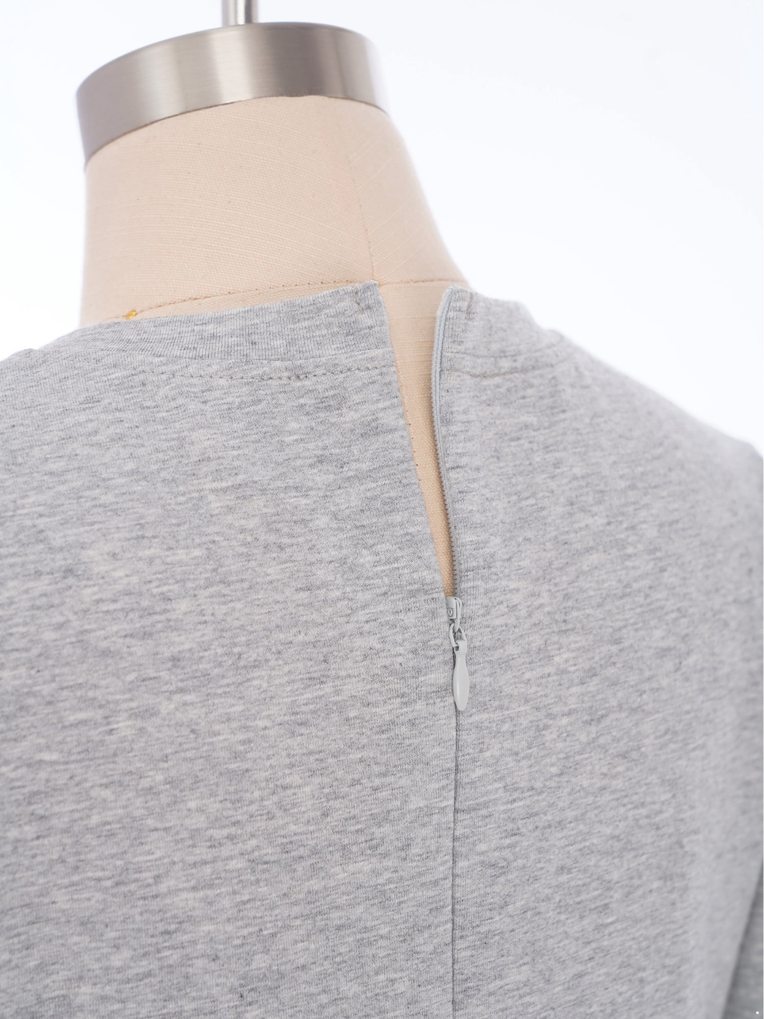 inlzdz Special Needs Adaptive Clothing for Children Cotton Long Sleeve Anti-strip Jumpsuit Onesie Grey 12