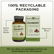 Herbal Roots Cranberry Antioxidant Super Fruit Capsules with Organic Nettle Leaf Powder, 200mg, Supports Urinary Tract Health