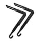 thumbnail image 2 of Adjustable Over Door Hooks Heavy Duty Metal Cabinet Hooks for Kitchen, Bathroom, Closet - 2 Pack, 2 of 2