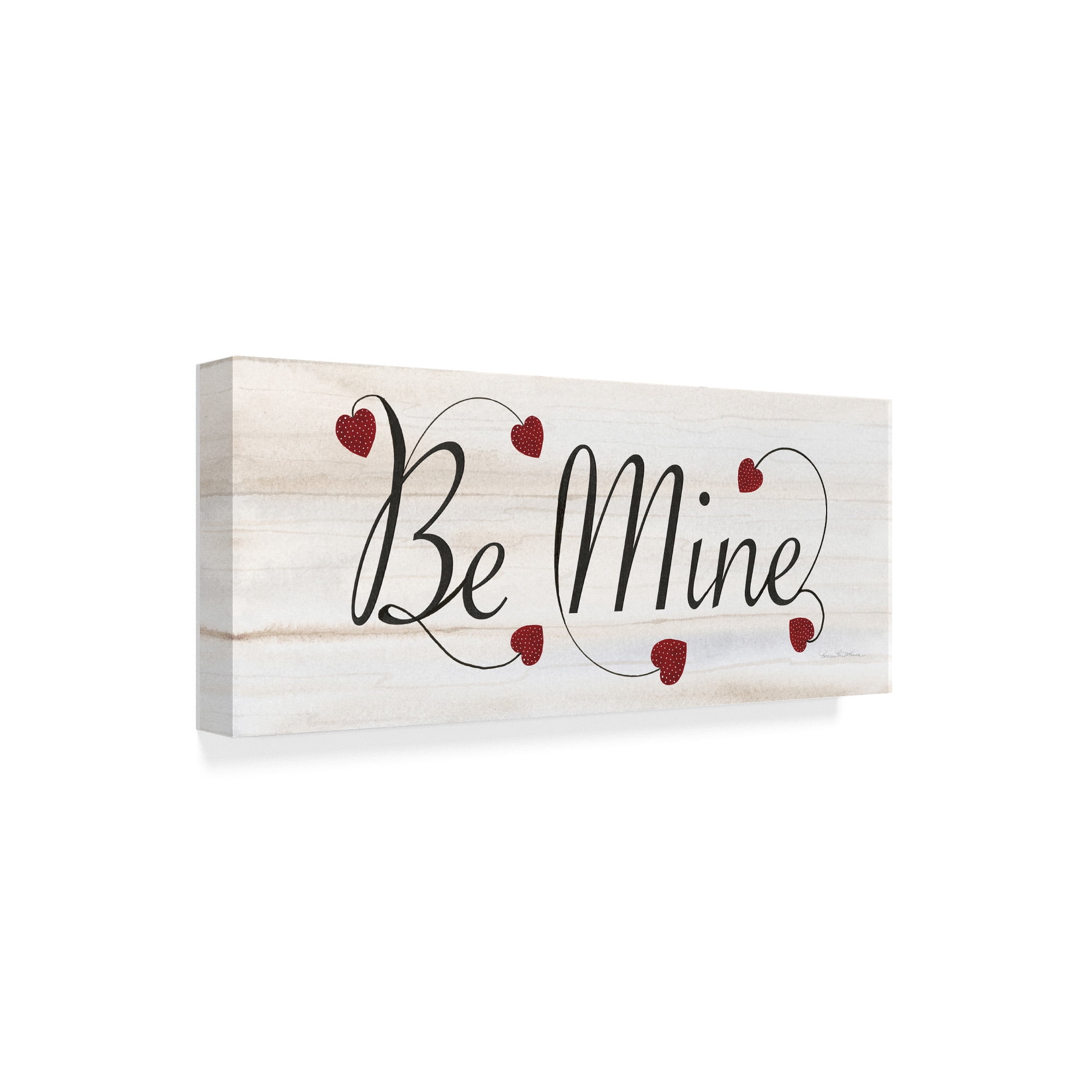 Trademark Fine Art 'Rustic Valentine Saying IV' Canvas Art by Kathleen Parr McKenna