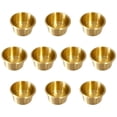 thumbnail image 1 of Portavasos para mesa de juego, paquete de 10 unidades, tamaño Jumbo, de latón macizo, 1 of 5