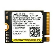 2TB Micron 2400 M.2 2230 NVMe PCIe 4.0x4 SSD MTFDKBK2T0QFM-1BD1AABYYR for Steam Deck, RoG Ally, Any Laptop/Desktop with M.2 2230 Slot
