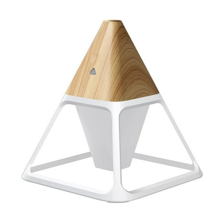 

WELPET Mini USB Humidifier Portable Atomizing Desktop Humidifier Purifier Led Night Light for Office Home - Wood