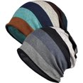 thumbnail image 1 of Gorro holgado y suave para mujer, gorro elástico con bufanda infinita, gorro envolvente para la cabeza, 1 of 5