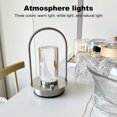 thumbnail image 3 of Portable Metal Cordless Table Lamp Rechargeable 3 Color Dimming Touch Lamp (Light Decoration), 3 of 10