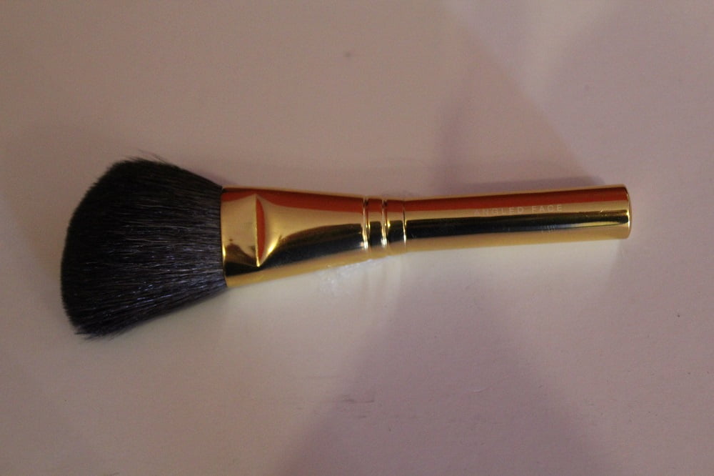 bareMinerals Angled Face Brush With Golden Handle