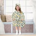 thumbnail image 7 of FORMRS Wearable Blanket Hoodie with Sleeves for Kids Cozy Flannel Sweatshirt, Autumn Greenery, 7 of 7