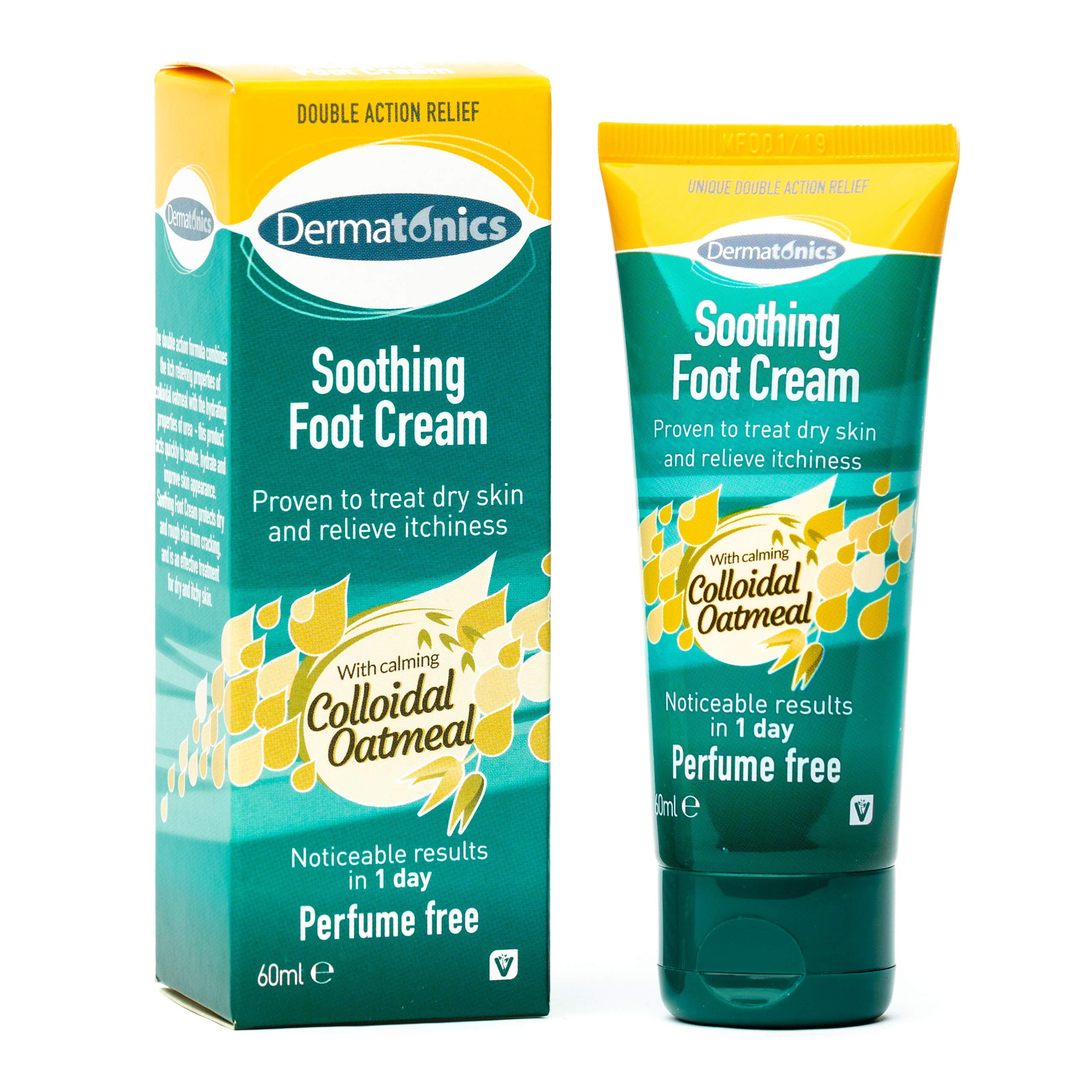 Dermatonics 10 Urea Natural Foot Soothing Cream with Manuka Honey Removes Hard Skin