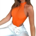 thumbnail image 6 of Women Body-Fitting Body Underwear Round Collar Sleeveless Jumpsuit Lady Sexy Body Vest Top, 6 of 9