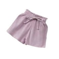thumbnail image 2 of Cethrio Girls Shorts- Lightweight Athletic Loose-fitting Summer Casual Shorts Purple Size 8Y, 2 of 6