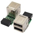 thumbnail image 5 of 2X 9-Pin Placa Base Una 2 Puertos USB 2.0 Un Adaptador Interno de Cabecera Hembra, 5 of 5