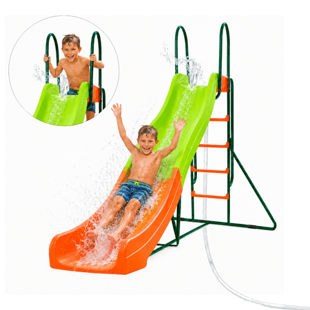 Platports 10ft Kids Slide for Backyard, Freestanding Outdoor Playground Slide for Ages 4-8, Indoor Outdoor Play Equipment