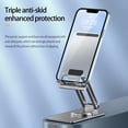 thumbnail image 4 of Kripyery Phone Bracket 360 Degree Rotatable Stable Convenient Anti-Shaking One-piece Folding Live Streaming Aluminum Alloy Metal Tablet Holder Stand for Home, 4 of 8