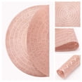 thumbnail image 5 of Unique Bargains Set of 6 Rustic Woven Placemats for Dining Table Decor Indoor Rose Gold, 5 of 6