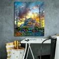 thumbnail image 5 of Epic Graffiti 'Istanbul Turkey Blue Mosque' by Pedro Gavidia, Canvas Wall Art, 26"x30", 5 of 8