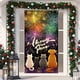 thumbnail image 5 of Uuiauoio Happy New Year Door Cover Decoration with Festive Winter Design, Reusable Polyester Door Hanging for Party and Celebration, Indoor Outdoor Welcome Sign Tapestry, 5 of 9