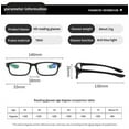 thumbnail image 4 of Men TR90 Anti-Blue Light Square Reading Glasses Sport, 4 of 5
