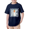 thumbnail image 3 of Gzbliryd Happy Easter Day T-Shirt Short Sleeve Tees Cute Easter Casual Short Sleeve Gift Tops for Boys Girls Easter Rabbit Bunny Tops Clothes (Navy,6-7 Years), 3 of 3