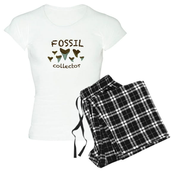 CafePress - Fossil Collector Pajamas - Women's Short Sleeve Print T-Shirt and Pants Light Cotton Pajama Set