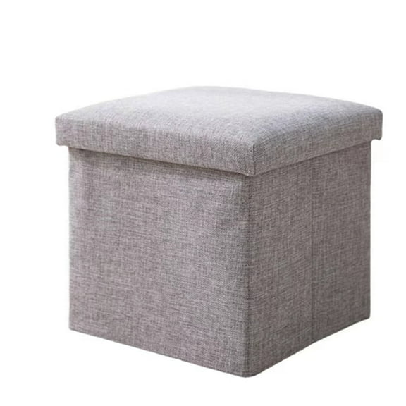 Storage Ottoman Footrest Stool with Storage Ottoman Foot Rest Footstool Bench for Living Room Bedroom Space Saving